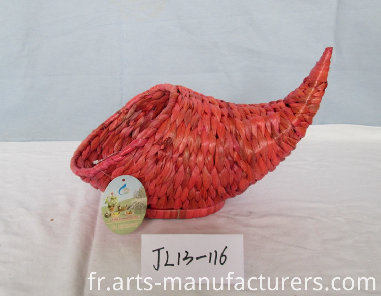 tissage de corne d'abondance weaving flower cornucopia